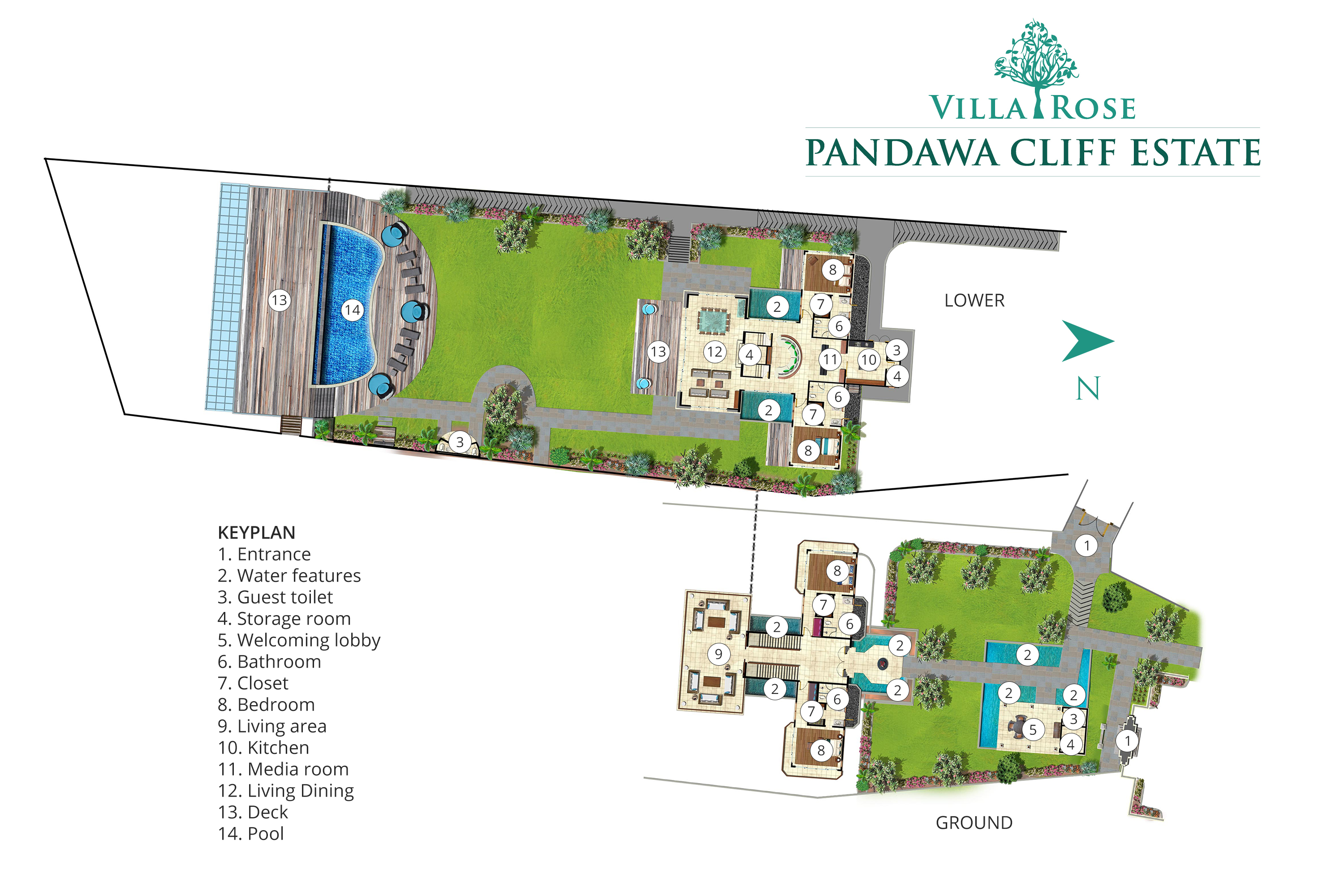 Pandawa Cliff Estate - Villa Rose